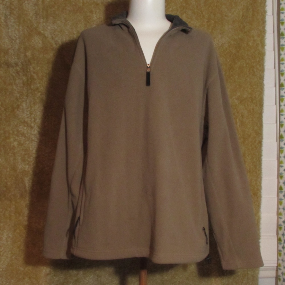 ASHFORD SPORT Half Zip Sweatshirt Size Large